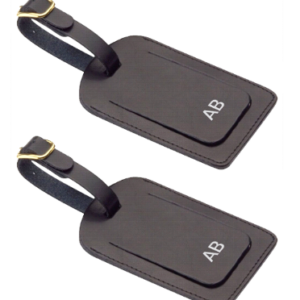 2pcs Personalised Covered Luggage Tag