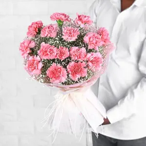 Love For Pastel Carnations Flower Bouquet