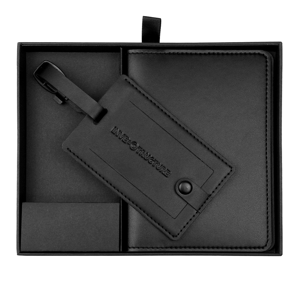 Pineapple Leather Travel Gift Set - 图片 3