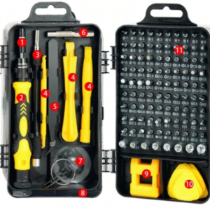 Black and Yellow 115 piece set Professional Auto Repair Tool Kit