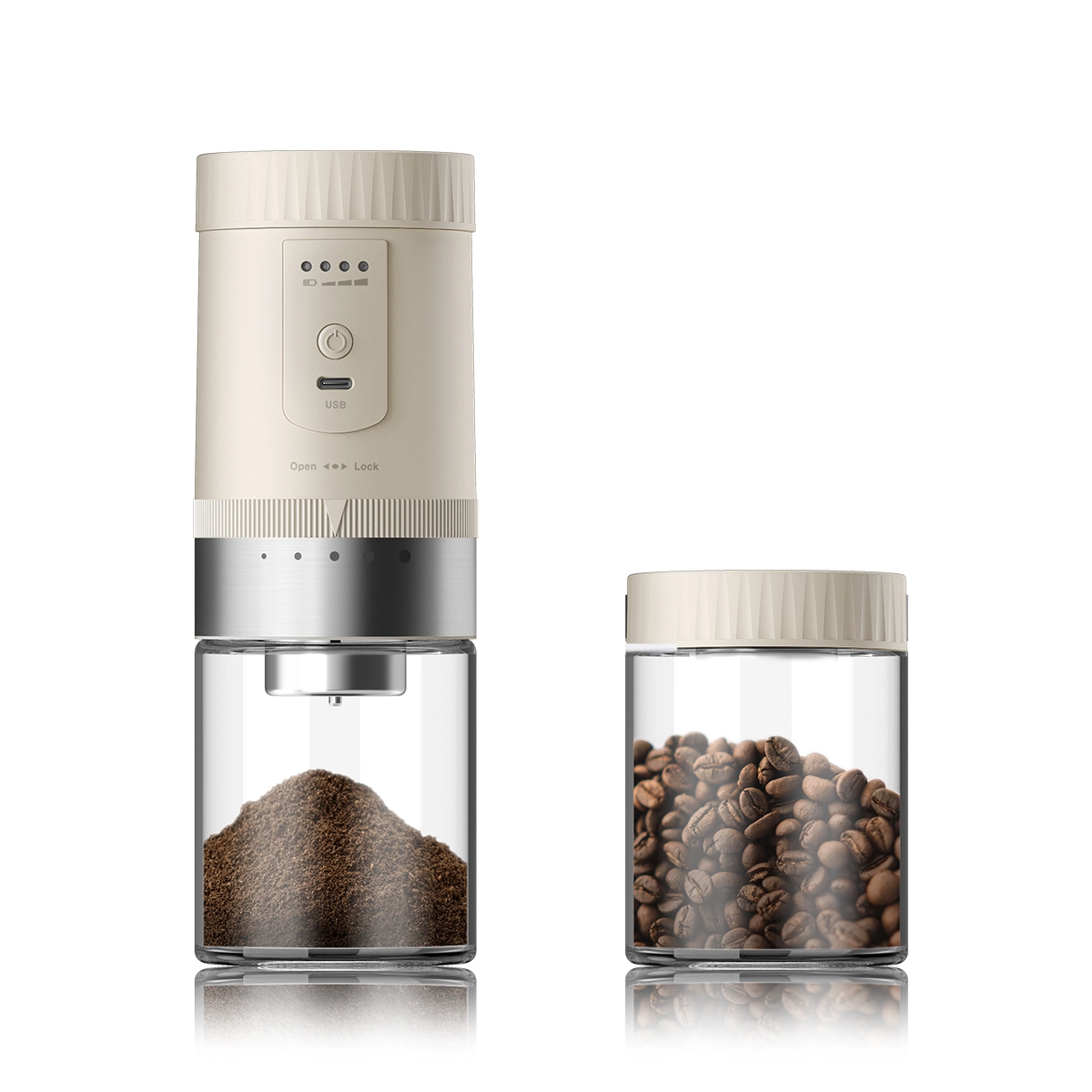 Mari Steiger Electric Coffee Grinder (with storage container)
