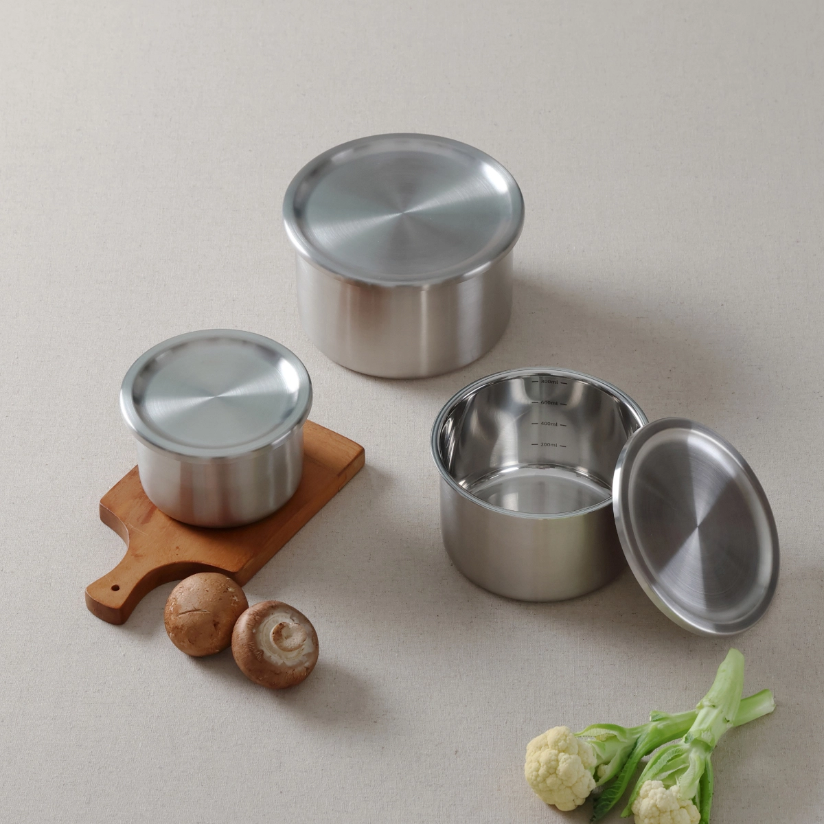 Cookever All Stainless Food Canister 6P