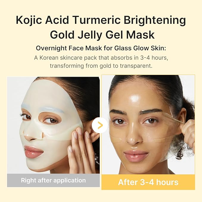 Jelly Gel Mask with Brightening Kojic Acid Turmeric