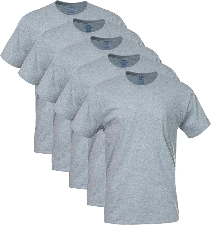 Men's Crew T-Shirts - 5 Pack
