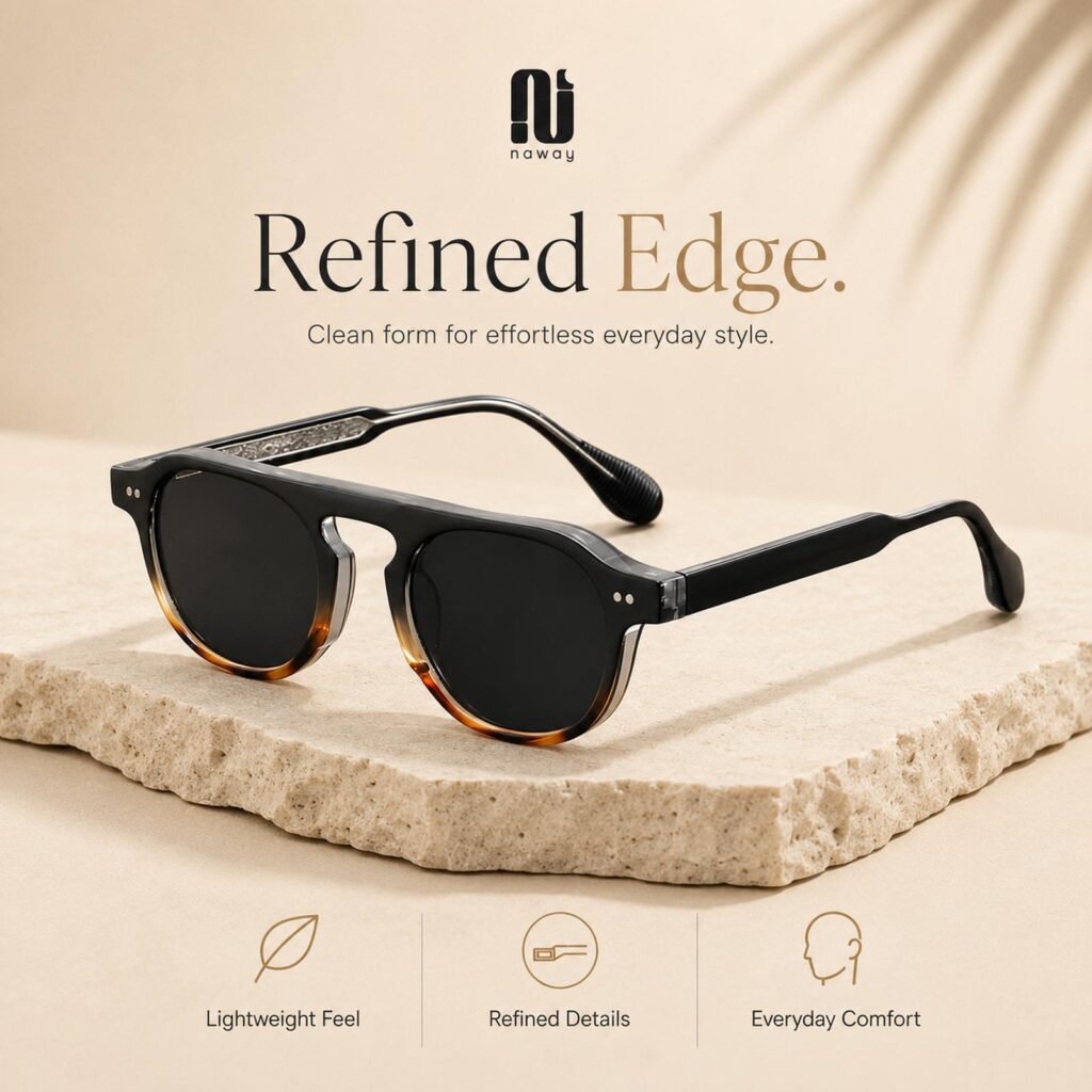 Naway Sunglasses 6215 Vintage Anti-UV400