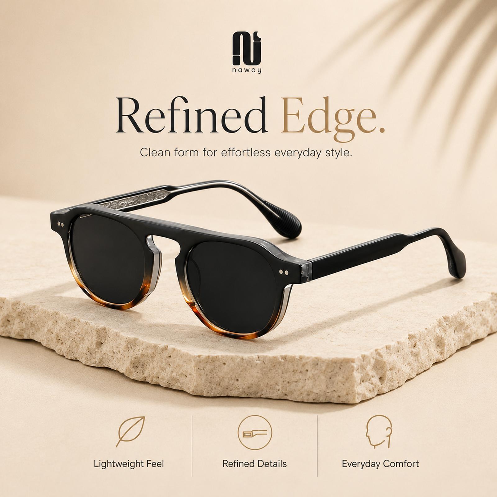 Naway Sunglasses 6215 Vintage Anti-UV400