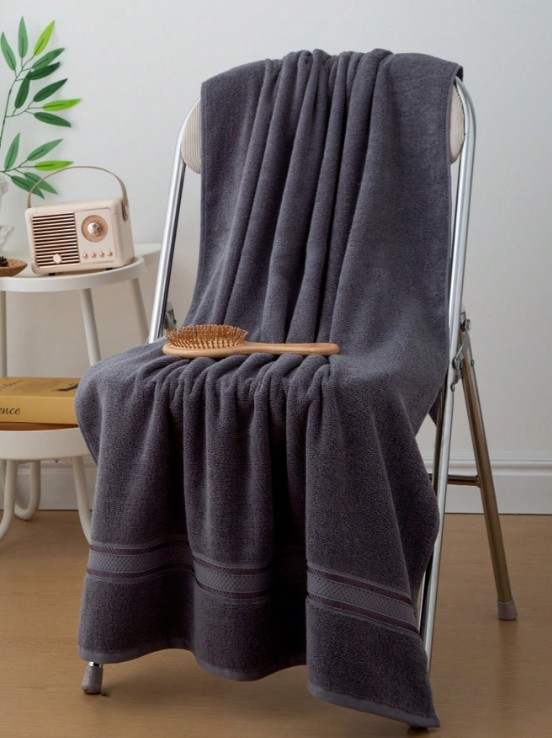 1pc Lightweight & Thin Bath Towel