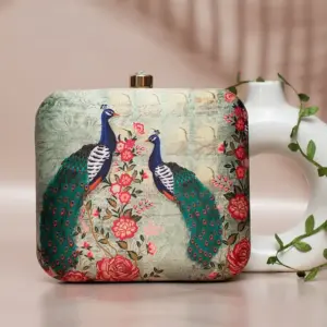 Peacock Designer Clutch