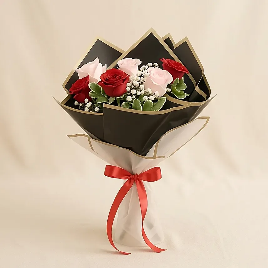 Classic 6-Stem Rose Bouquet
