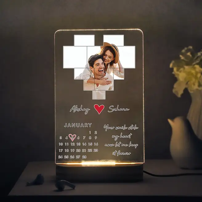 Personalised Love LED Lamp