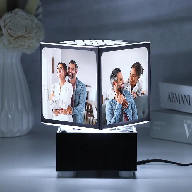 Personalised Rotating Photo Lamp