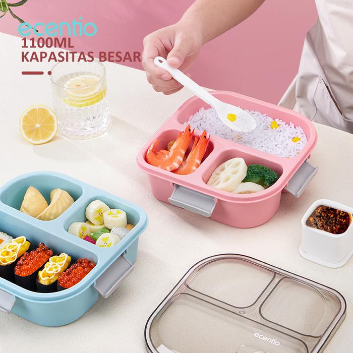 Compartment Leak-Proof Lunch Box 1100ml