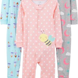Footless Cotton Pajamas