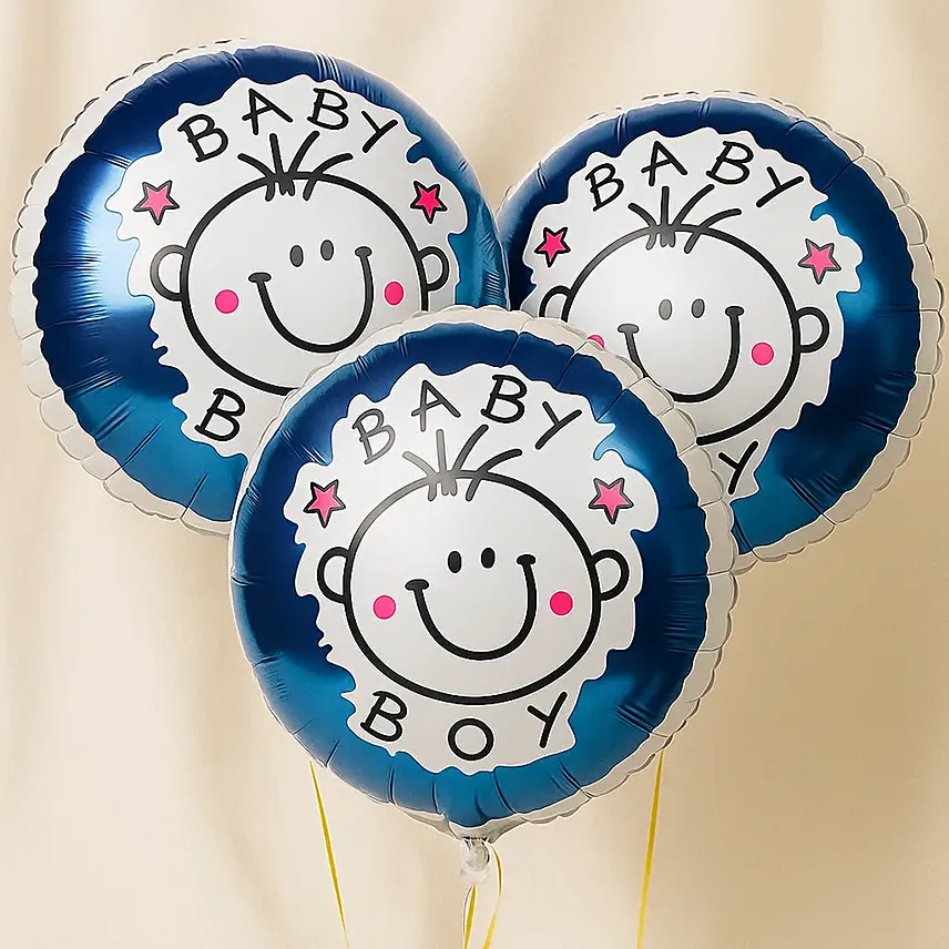 Bouquet of 3 It's Boy Balloon