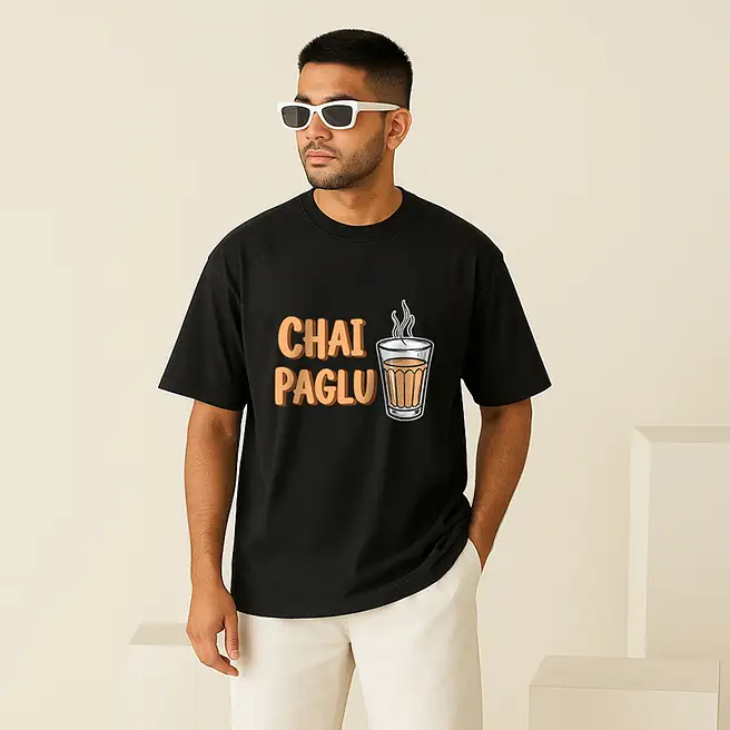 Chai Paglu Tshirt - Medium