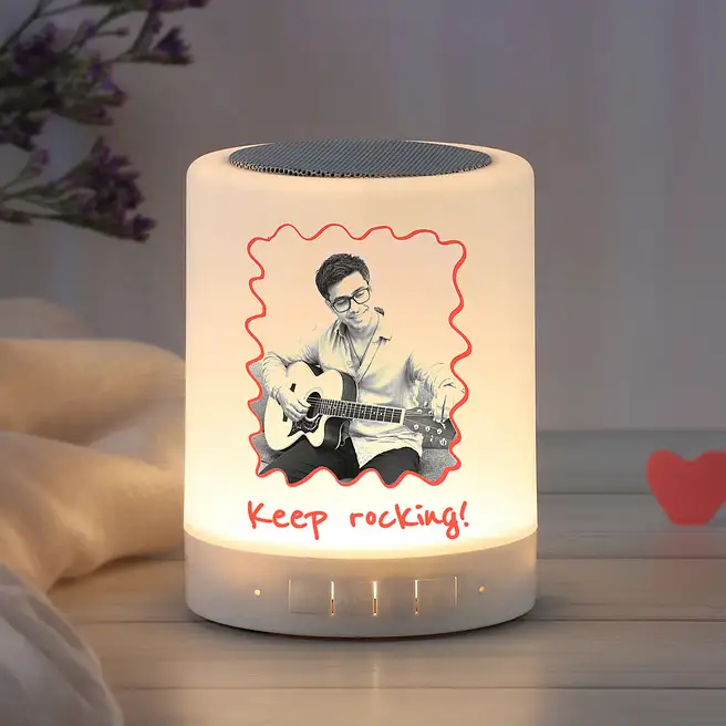Keep Rocking Photo LED Speaker
