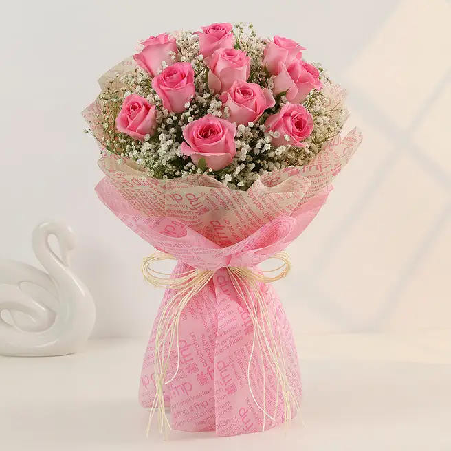 Blushing Bloom Bouquet
