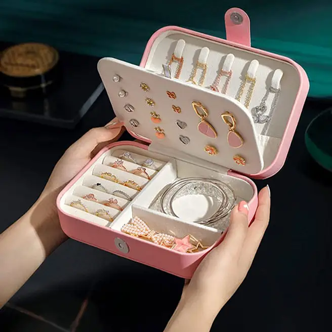 Personalised Blush Jewellery Box