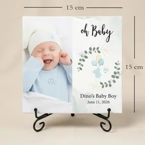 Personalized Baby Boy Photo Frame